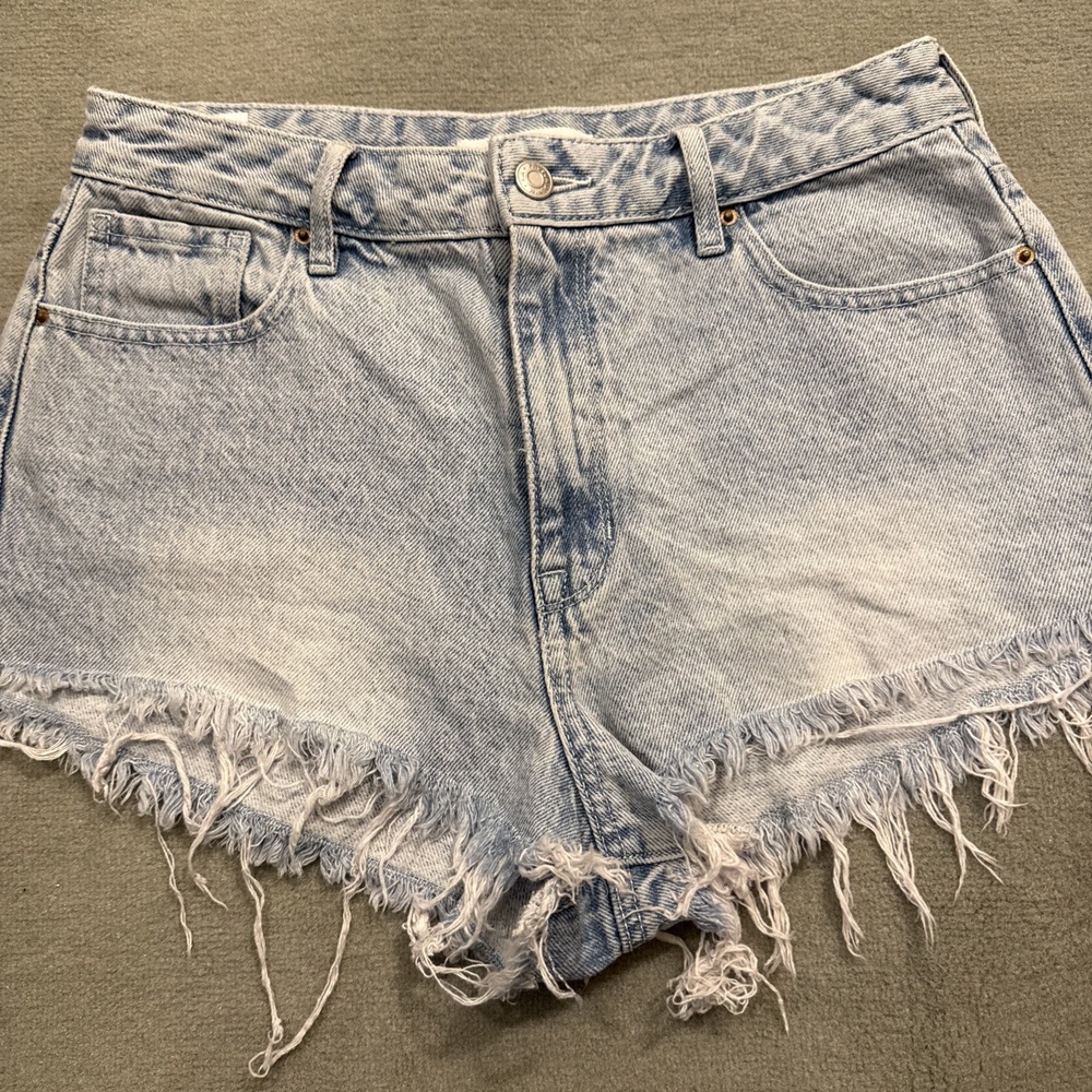 Pacsun Fringe High‎ Rise Festival Size 28 Daisy Patches Booty Shorts Boho